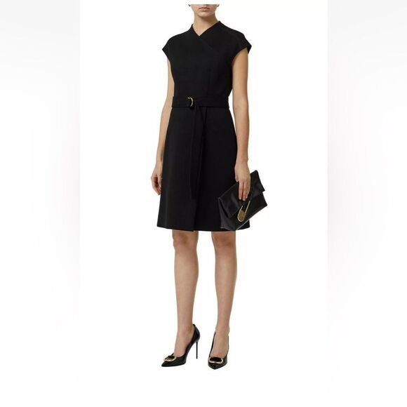 Burberry D-Ring Detail Bonded Jersey Dress in Black- Size 6 $ 1490 NWT - Picture 5 of 10